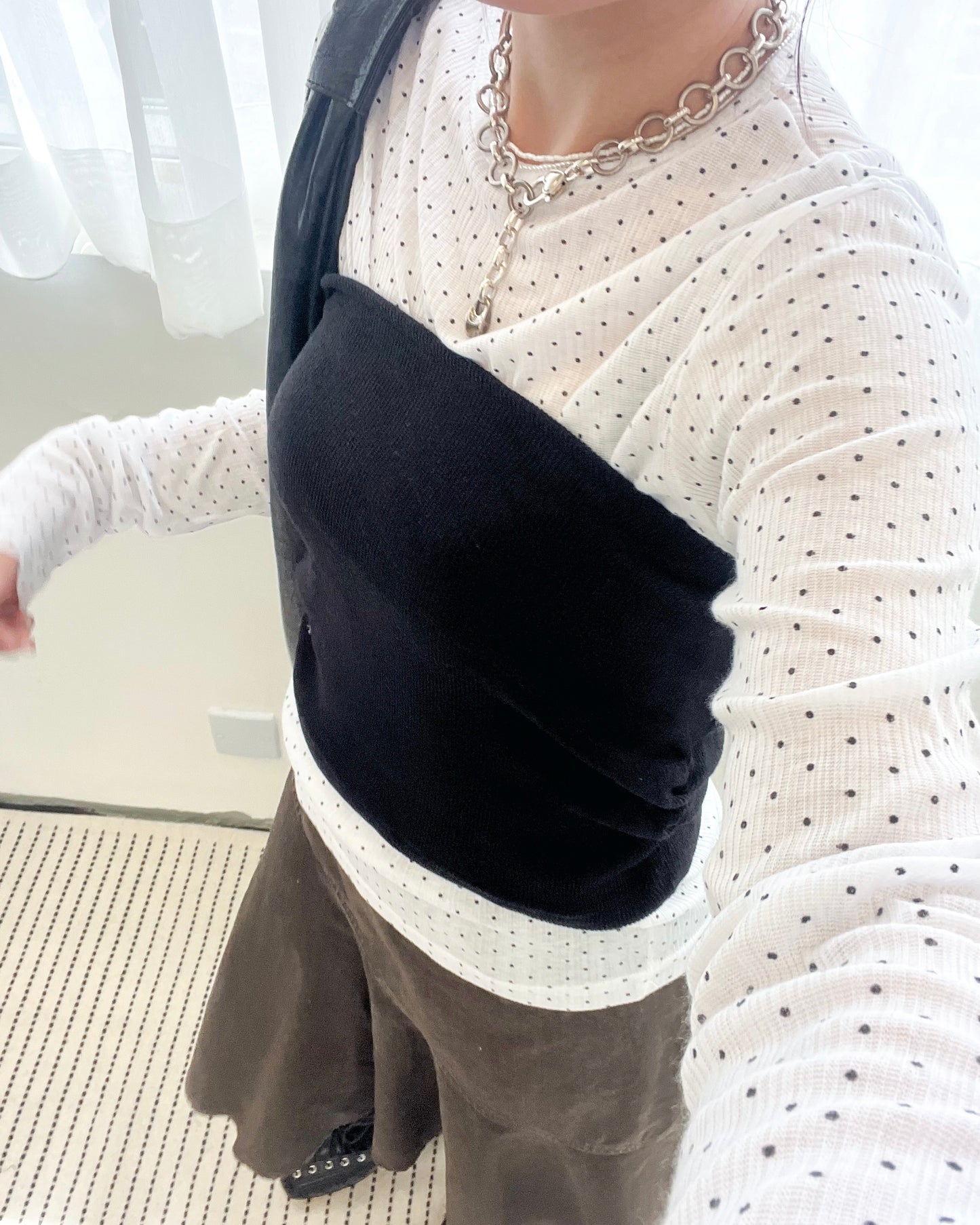 TP671- Tube Top Vest | Ivory | Grey | Brown | Black