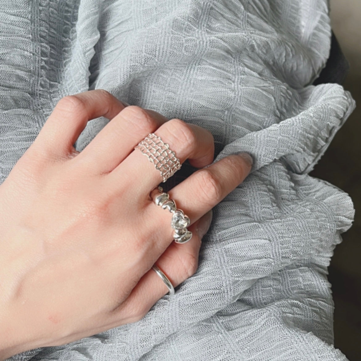 AC139- Hearts Ring