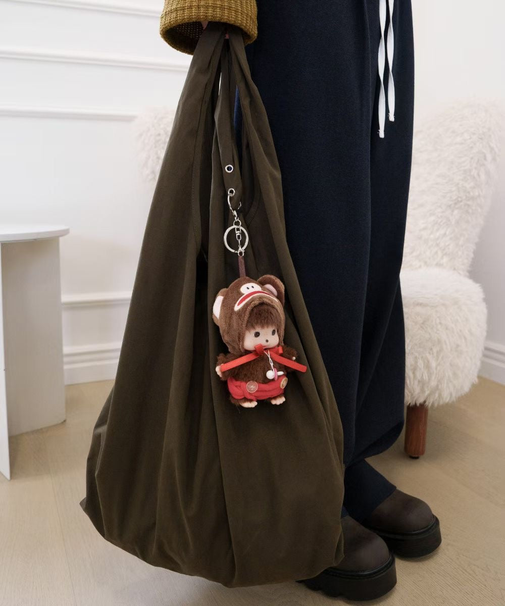BG47- Daily Casual Bag | Deep Red | Camel | Black ( 扣自己喜歡既公仔上去♡ ̖́- )