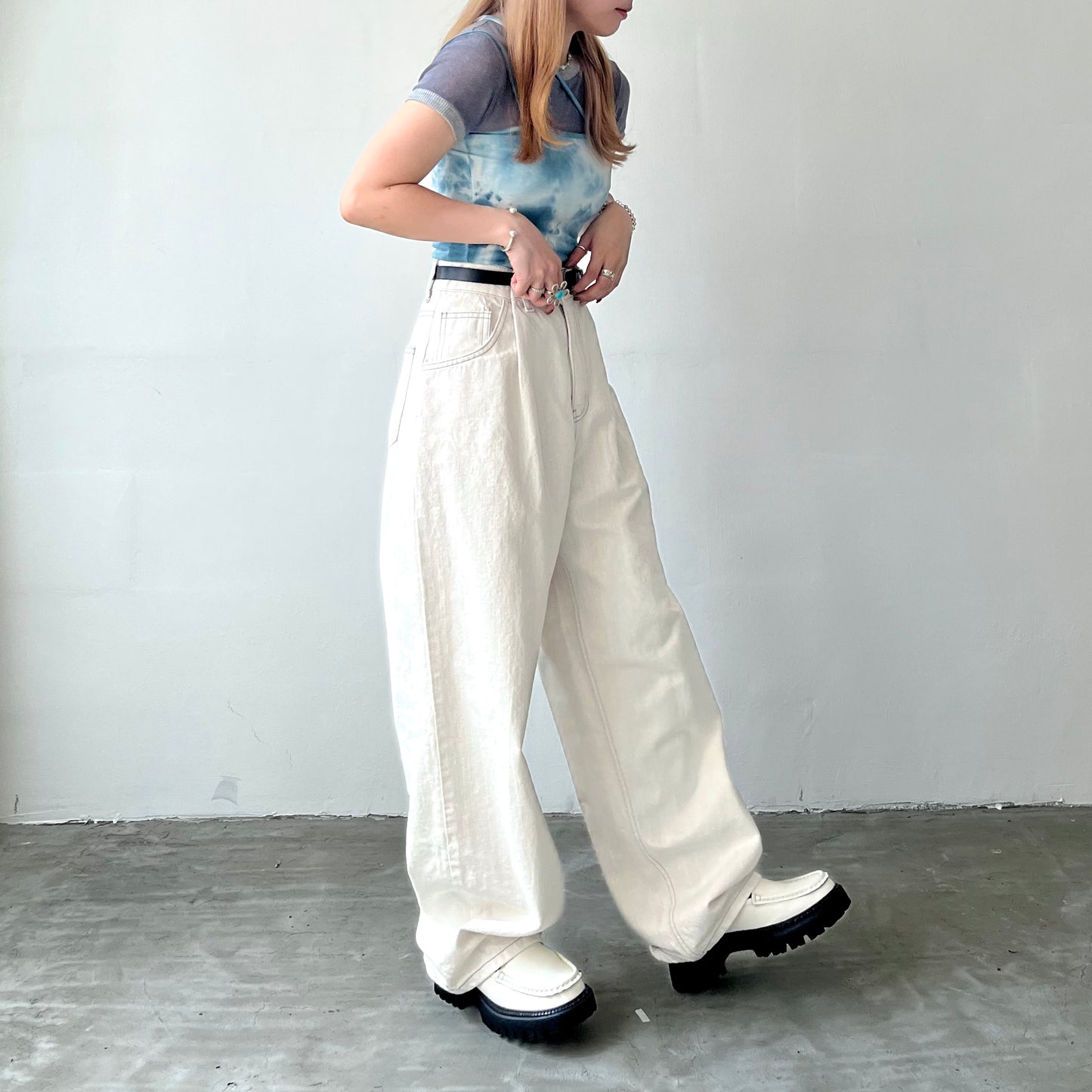 PT31- Linen Outline Beautiful Pants