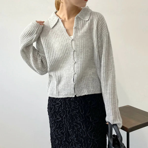 TP669 - Ligh Polo Knit | Ivory | Grey | Black