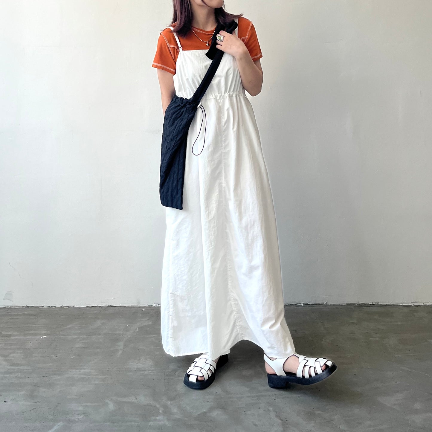 OP37- 2 Way Casual One Piece Dress | White | Khaki | Black