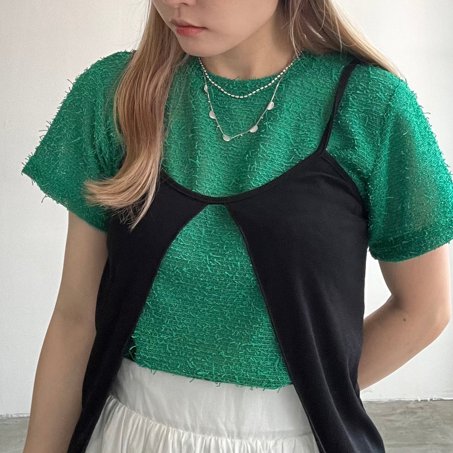 AC64- Half Circle Necklace