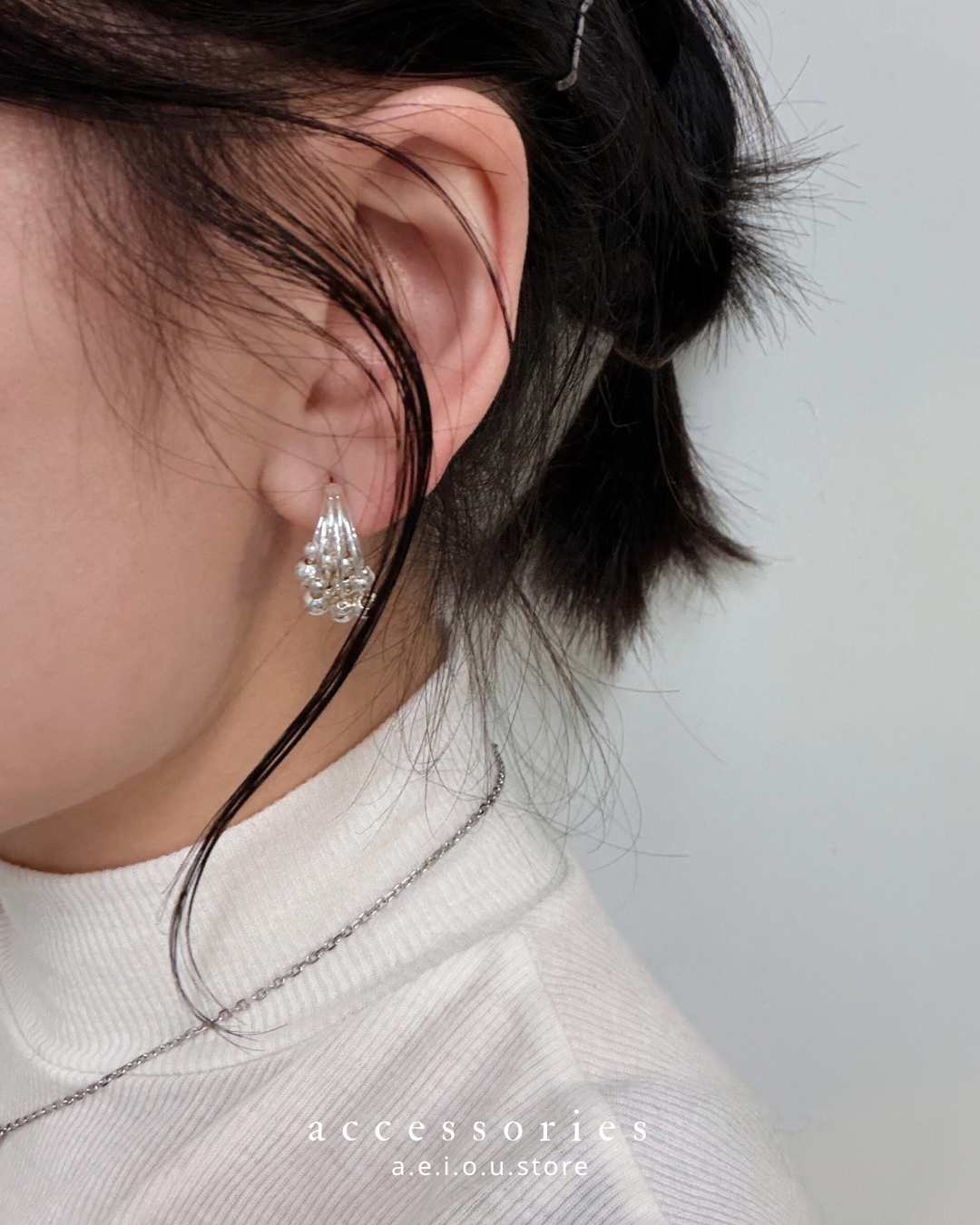 AC289- 活動波波耳環