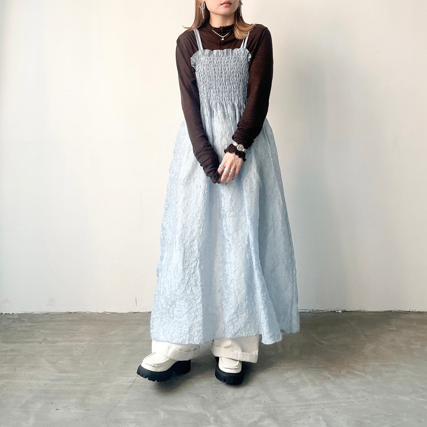 OP53- Washer sheer layer One Piece | White | Blue | Green | Black