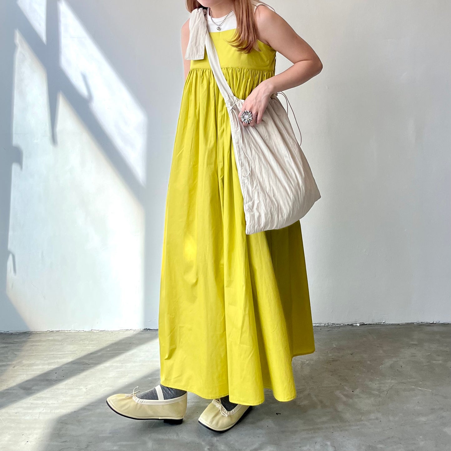 OP27- Straps One Piece Dress | White | Yellow | Black