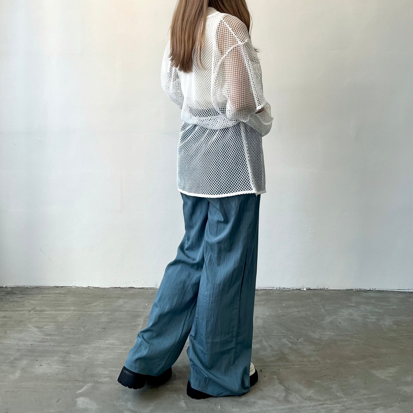 PT30- Soft Stripe Pants | Ivory | Blue