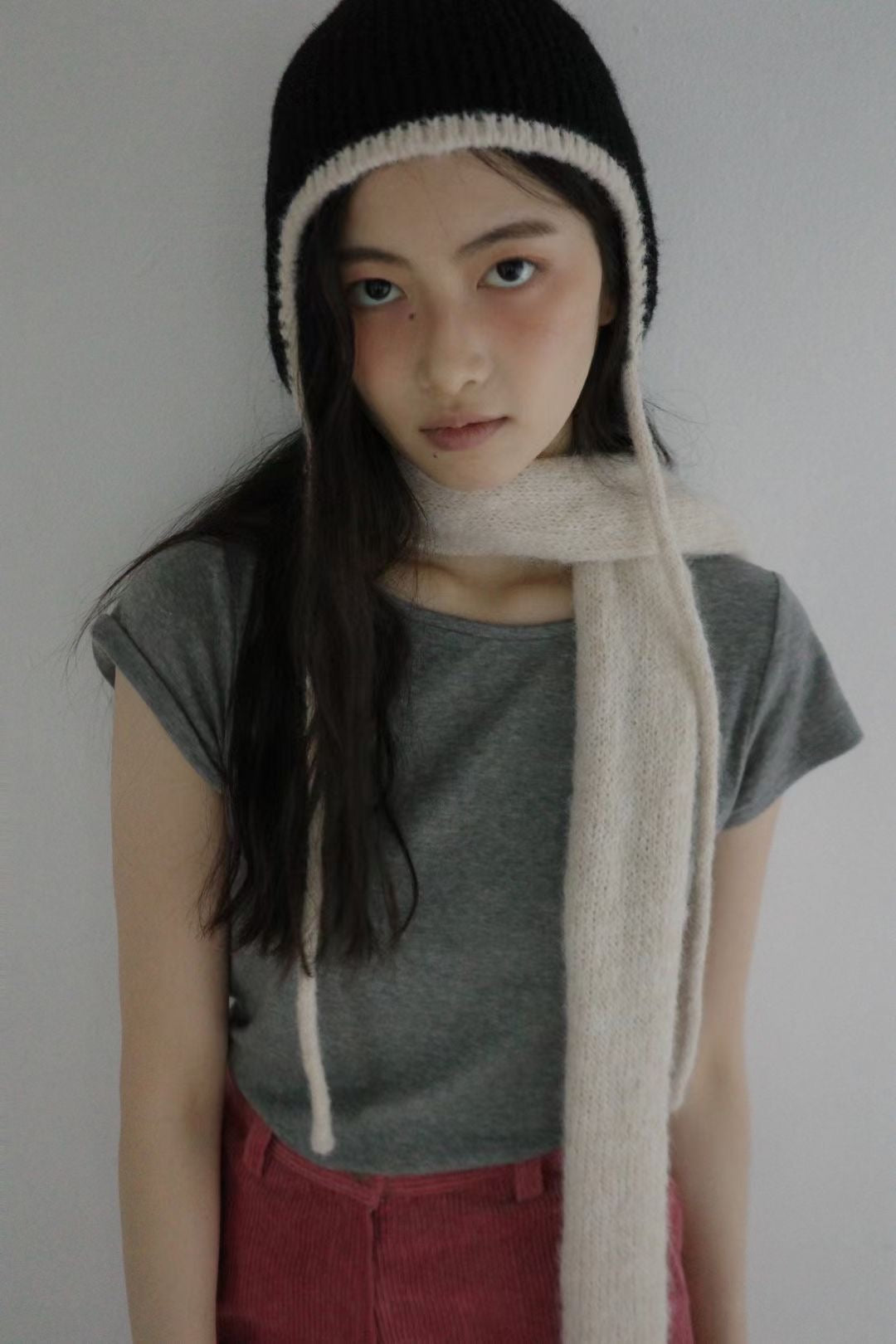 H31- Earflap Hat | Coral | Mint | Brown | Black