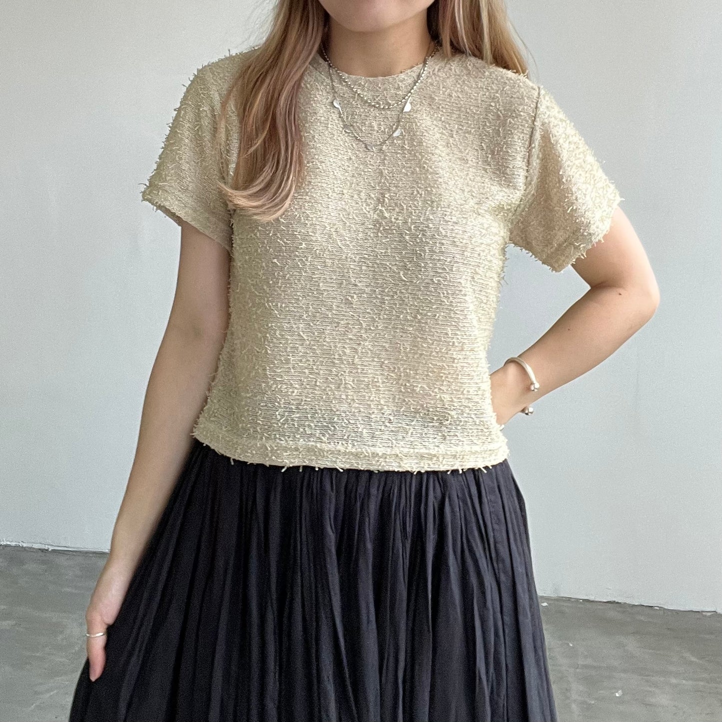TP163- Soso Top | White | Yellow | Green