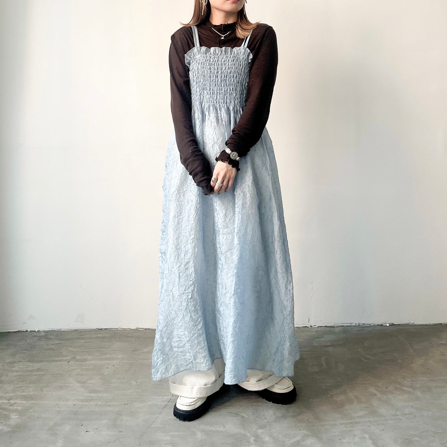 OP53- Washer sheer layer One Piece | White | Blue | Green | Black