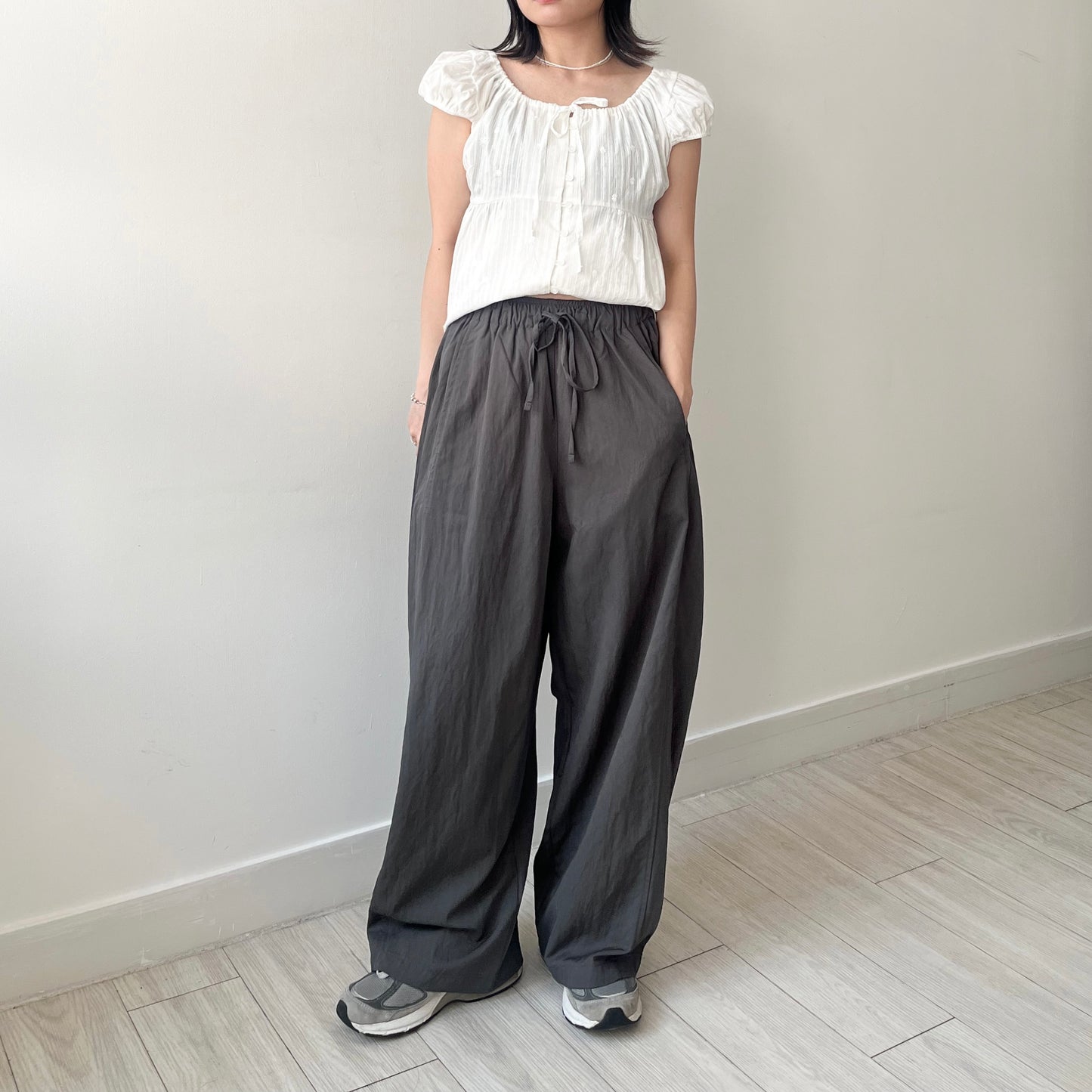 PT93- Comfortable Pants | Charcoal | Black
