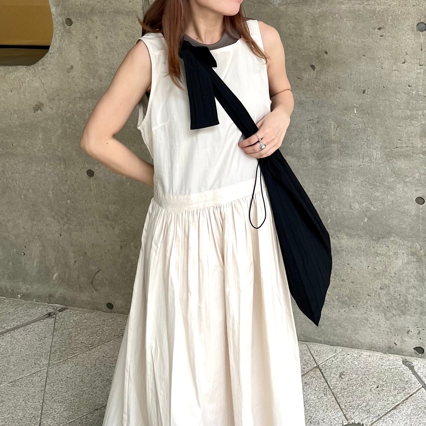 OP23- Beautiful Dress | Ivory | Black