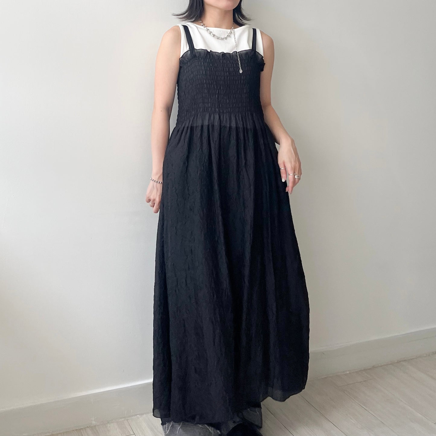 OP53- Washer sheer layer One Piece | White | Blue | Green | Black