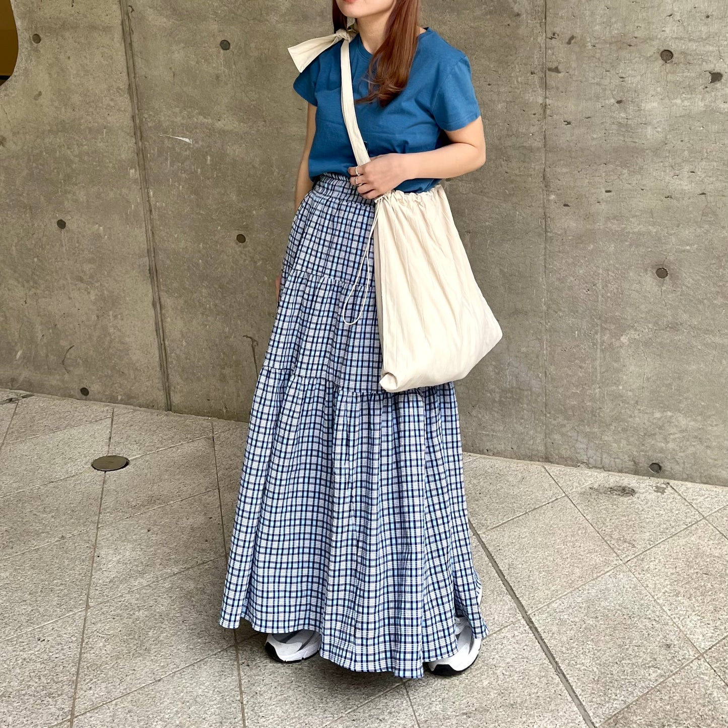 SK29 - Candy Color Checked Skirt | Pink | Blue | Green