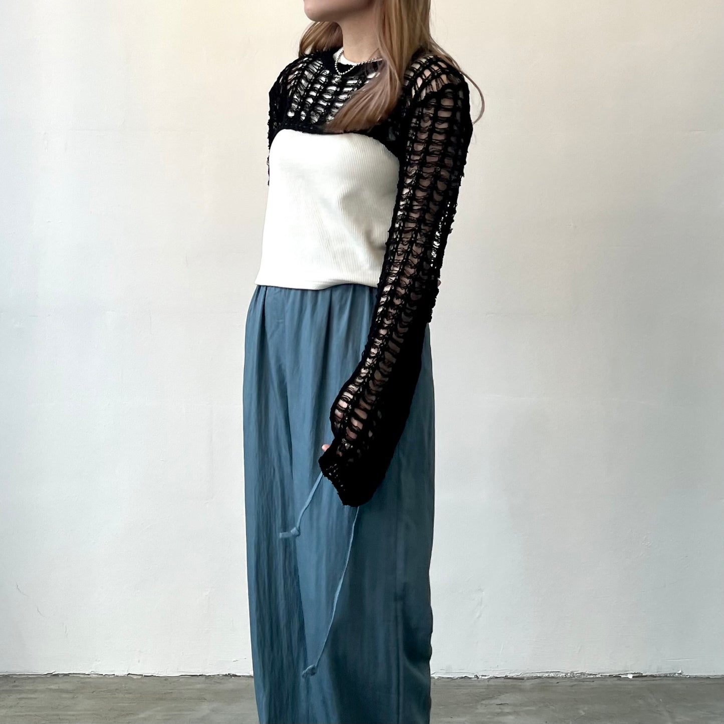 PT30- Soft Stripe Pants | Ivory | Blue