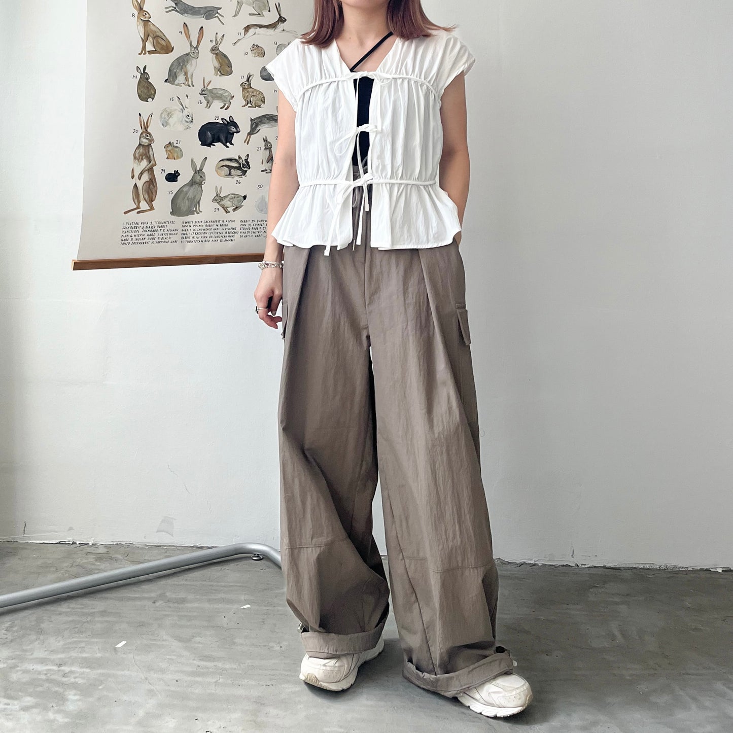 PT34- Cargo pants | Khaki | Grey