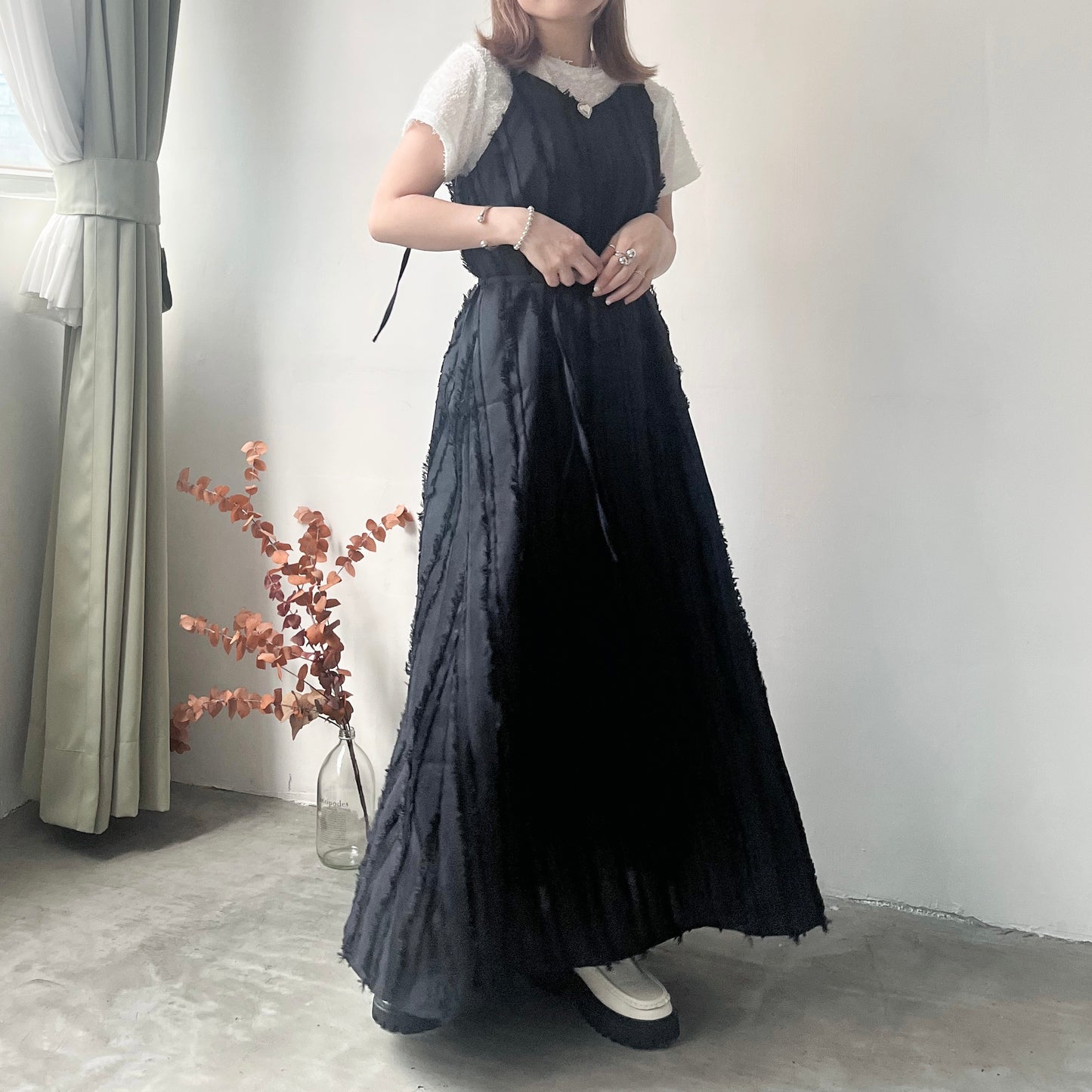 OP41- Soso One Piece Dress | Black