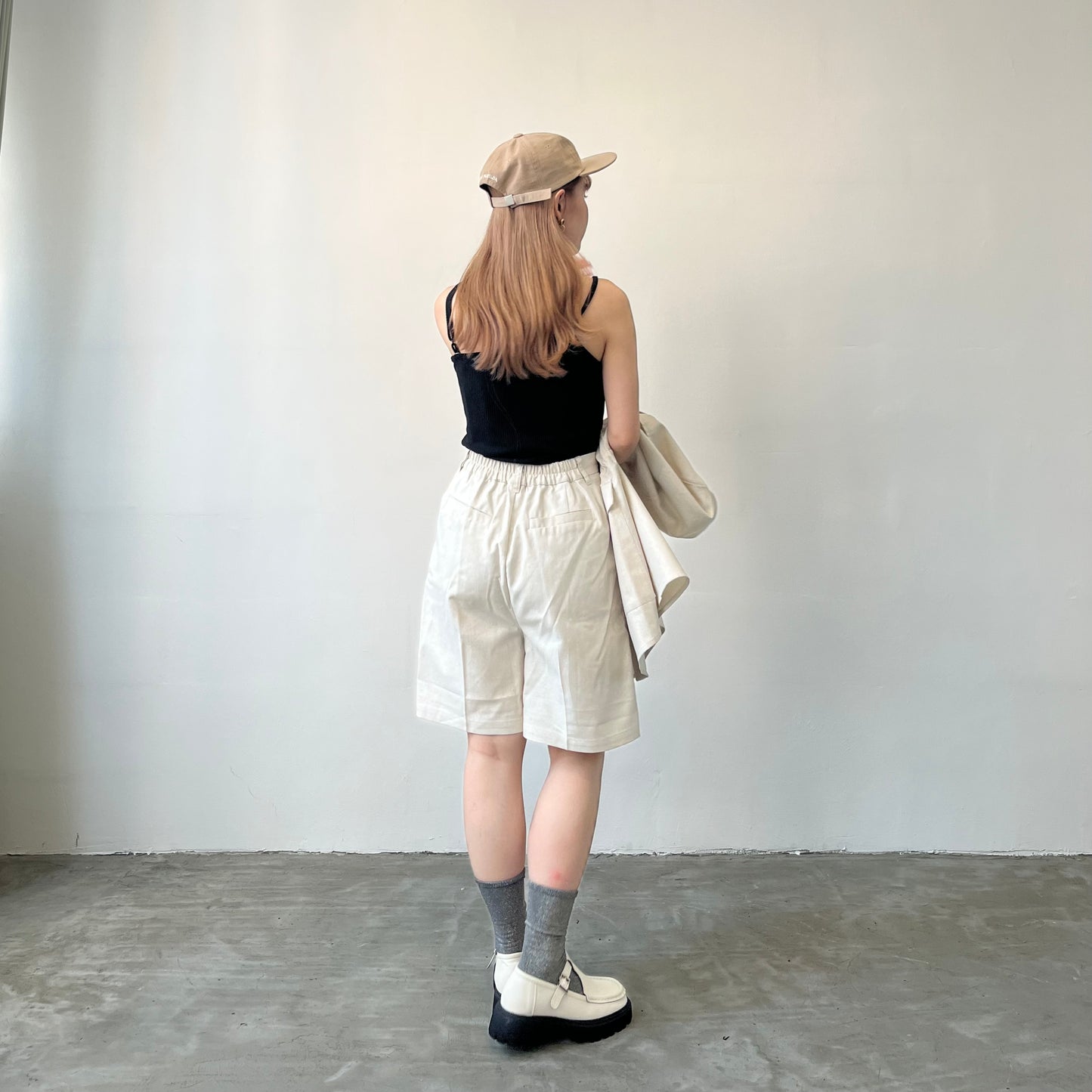 PT29- Short Linen Pants | Ivory | Beige | Black