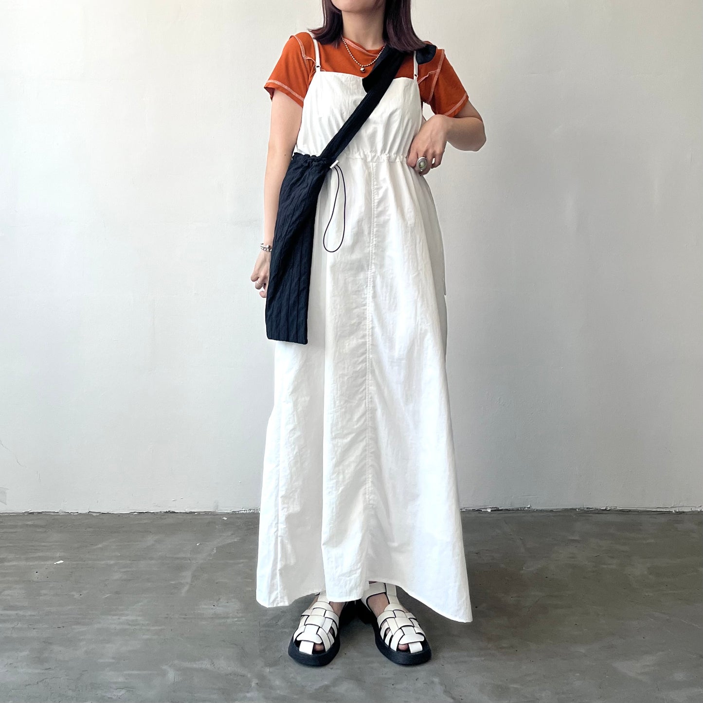 OP37- 2 Way Casual One Piece Dress | White | Khaki | Black