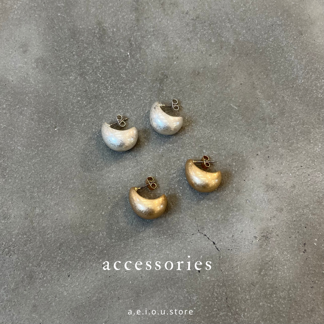 AC53- Water Drop Earring | Gold | Silver