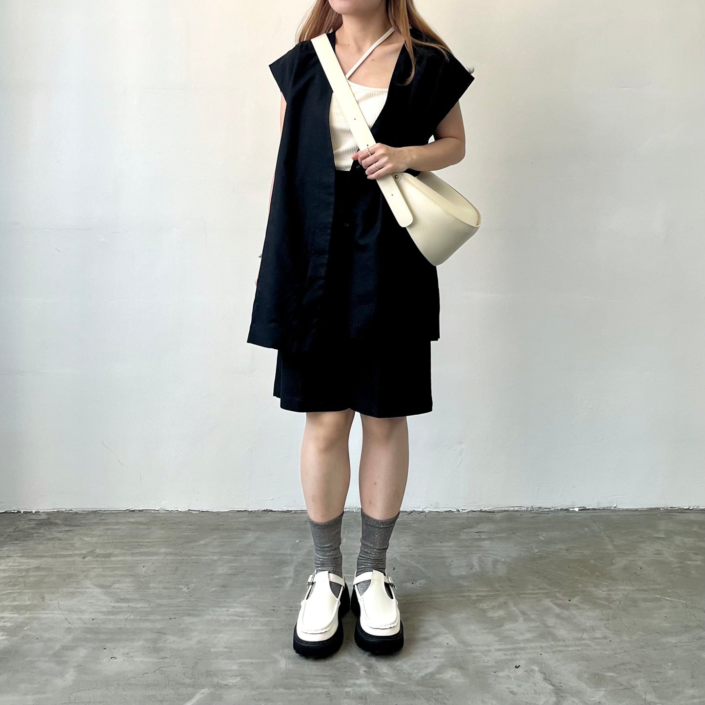 PT29- Short Linen Pants | Ivory | Beige | Black
