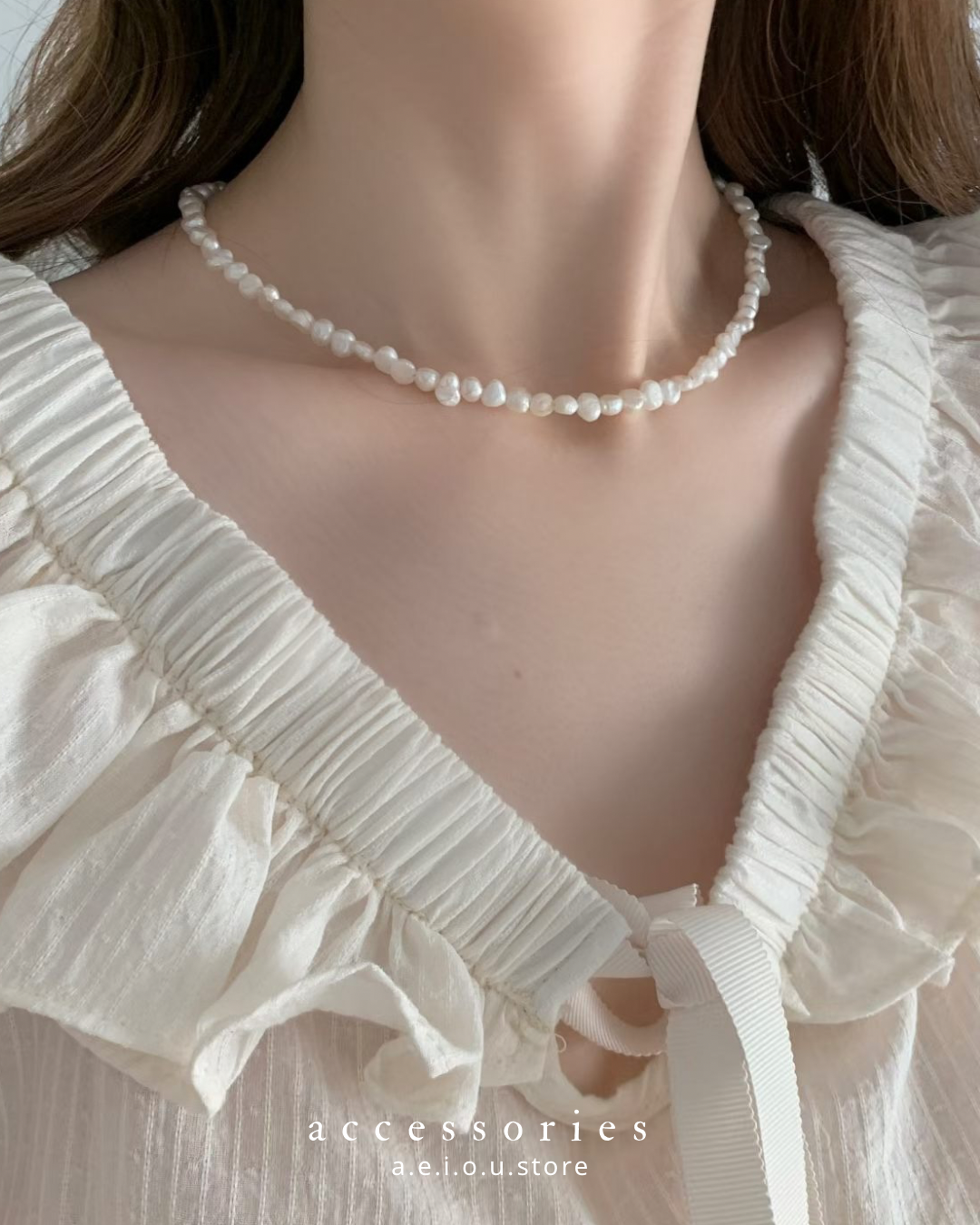 AC322- Daily Pearl Necklace