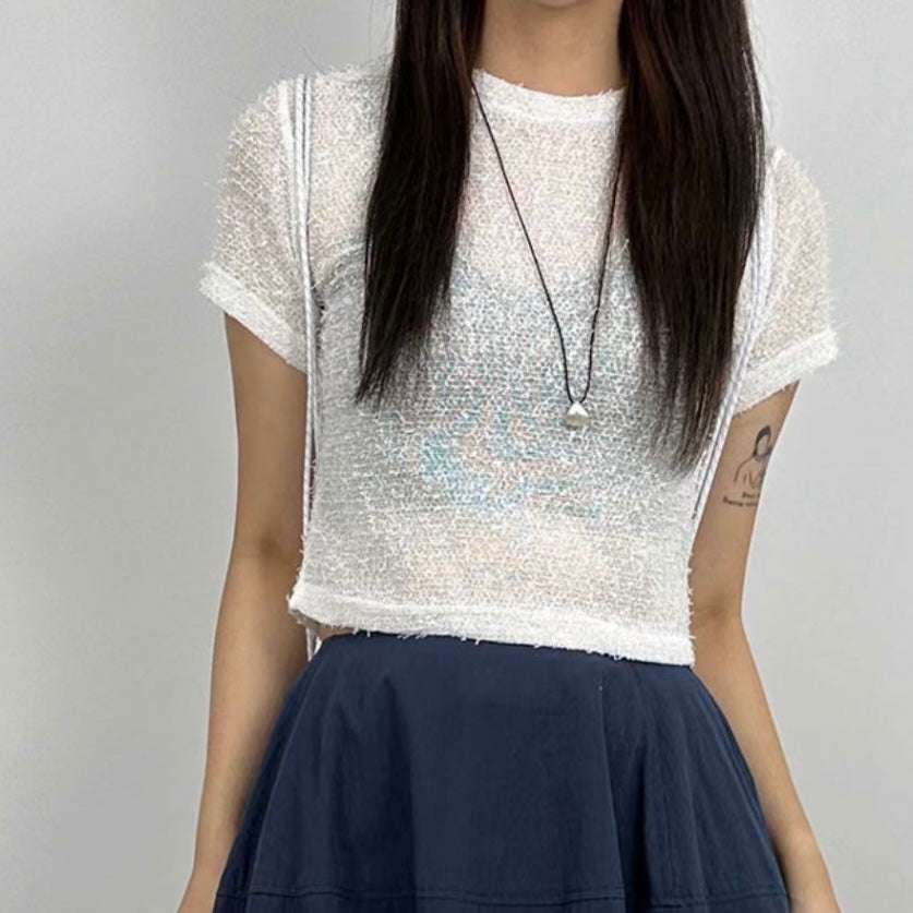TP163- Soso Top | White | Yellow | Green