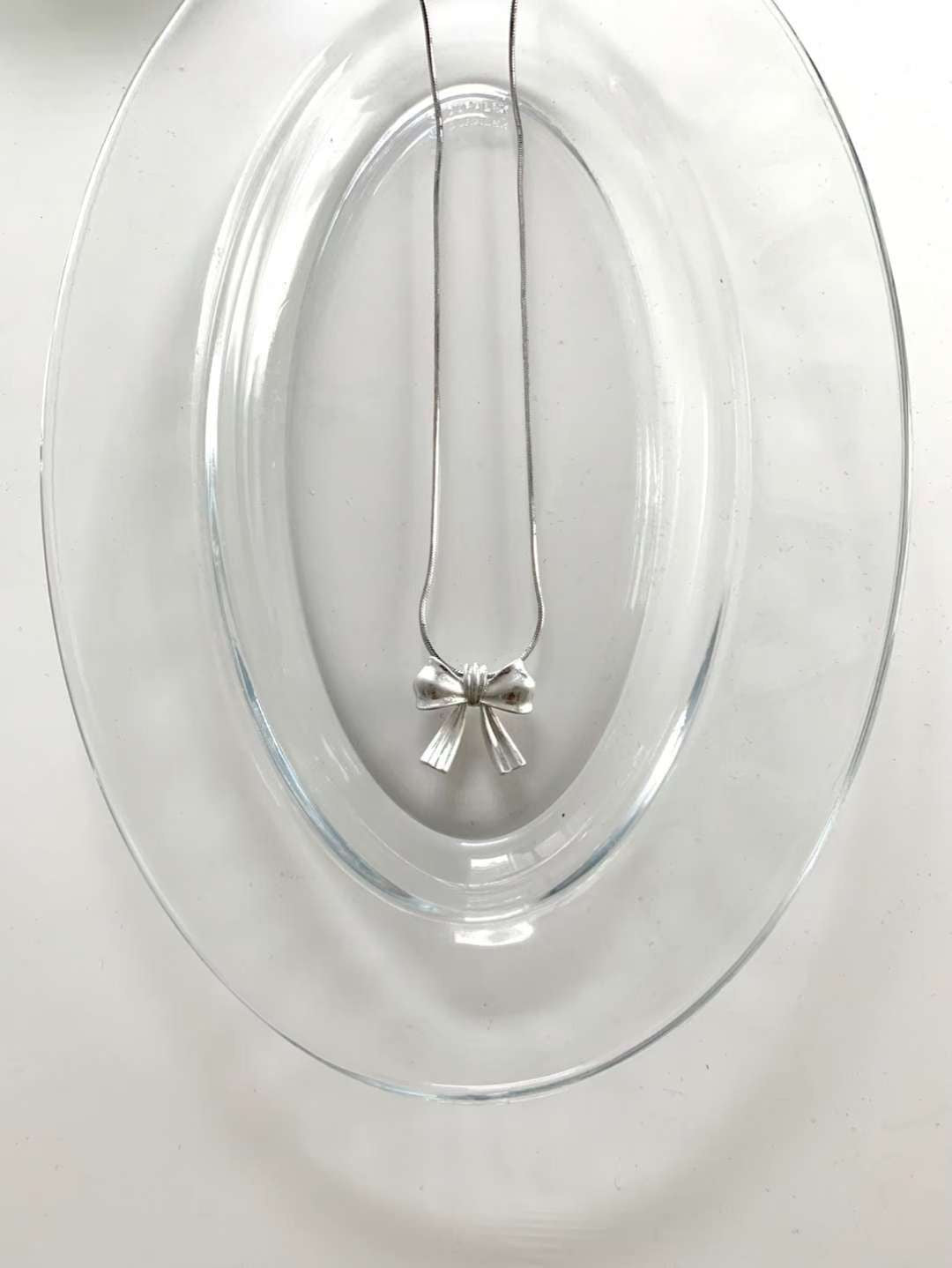 AC266- Ribbon Long Necklace