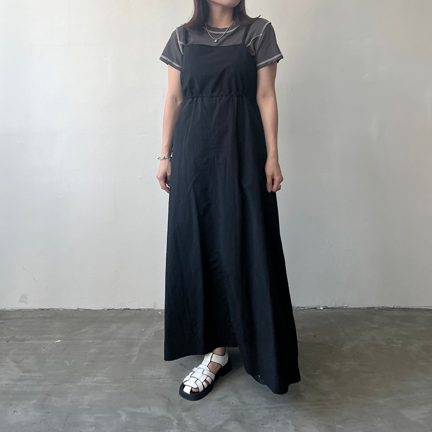 OP37- 2 Way Casual One Piece Dress | White | Khaki | Black