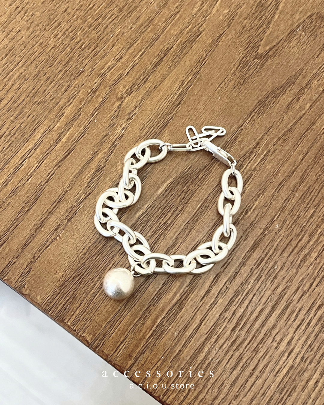 AC224- Chain Ball Ball Bracelet