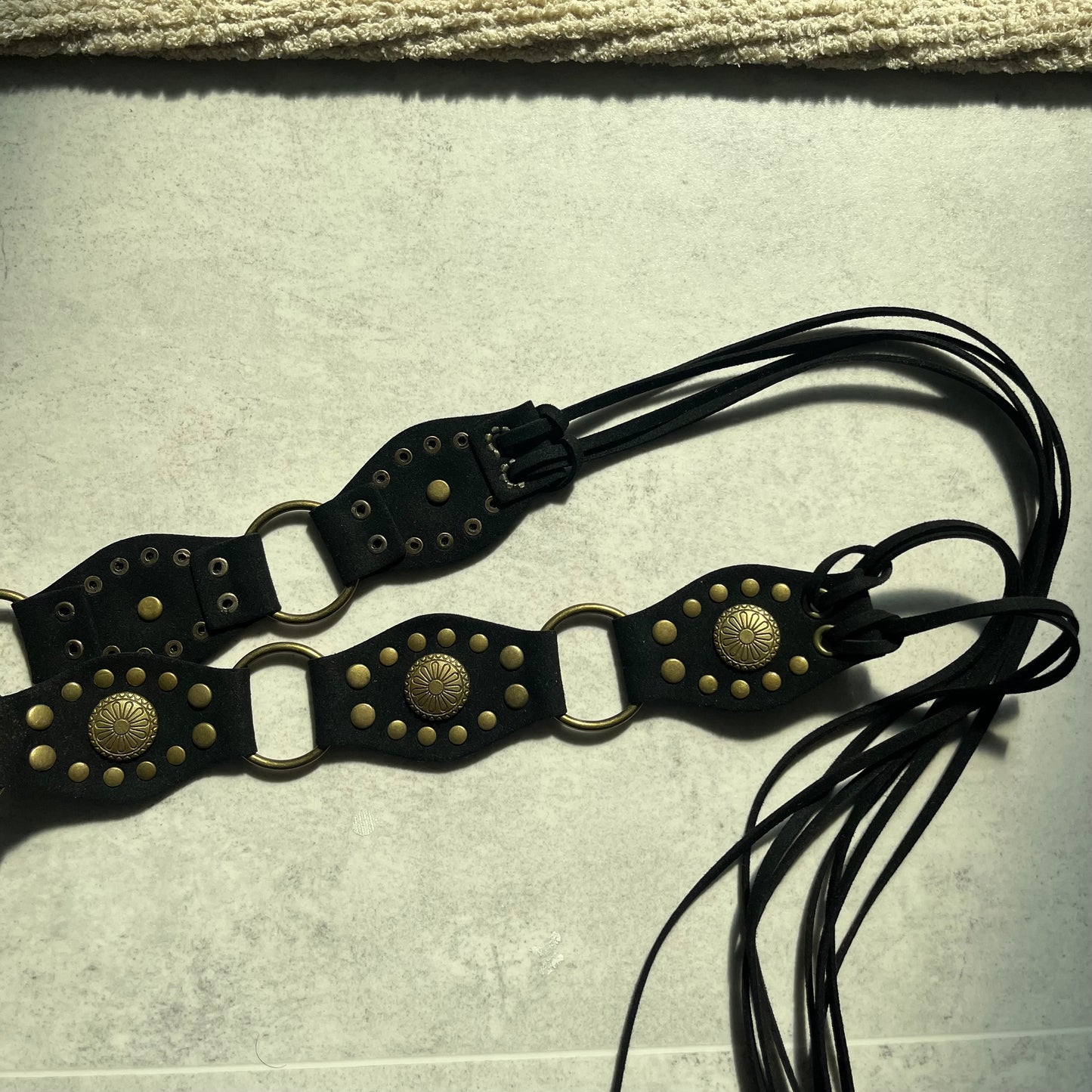 BT07- 復古猄皮Belt | Black