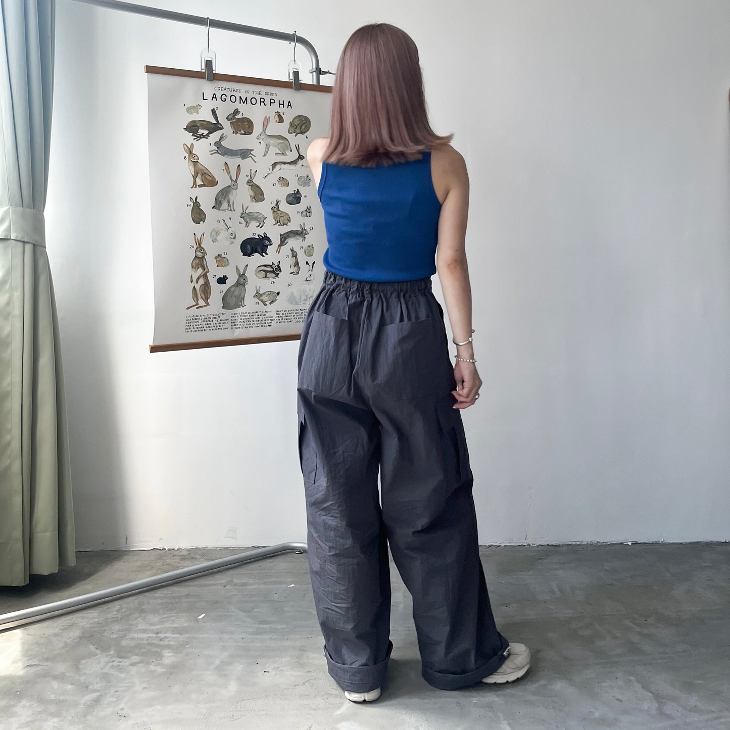 PT34- Cargo pants | Khaki | Grey