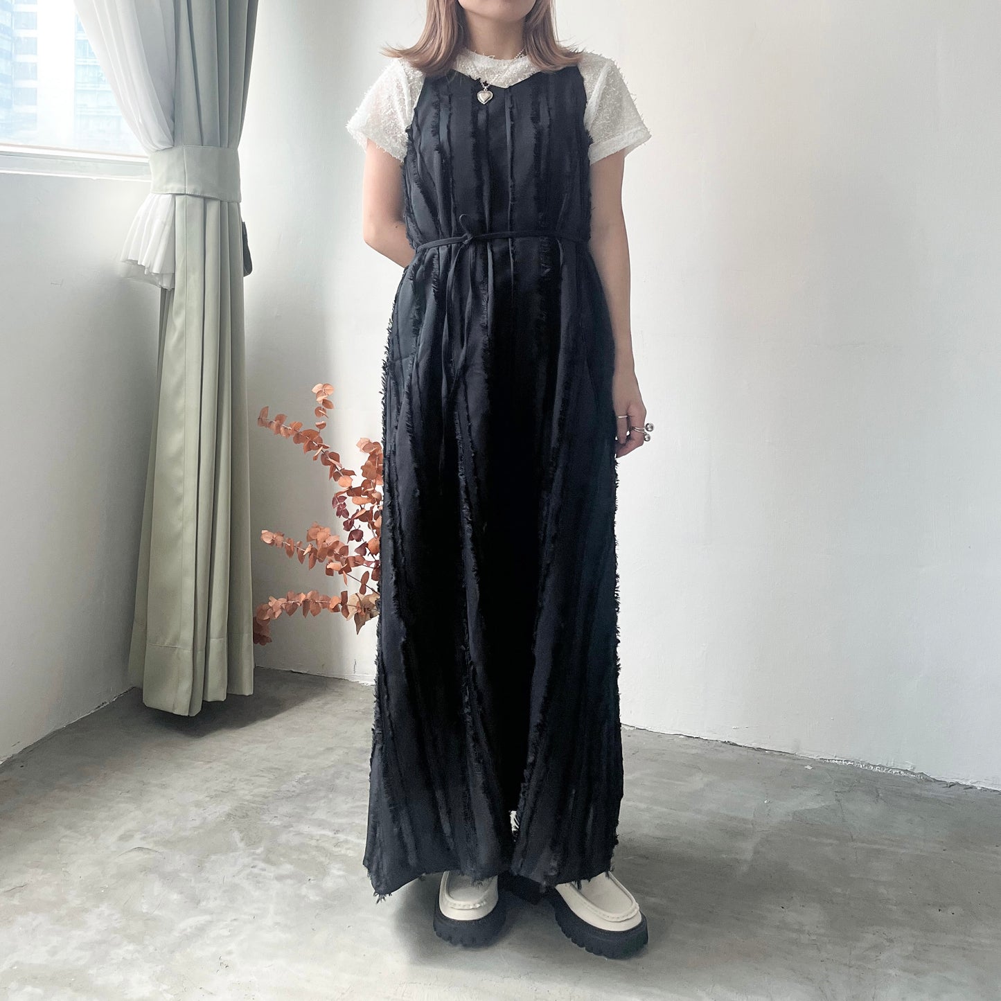 OP41- Soso One Piece Dress | Black