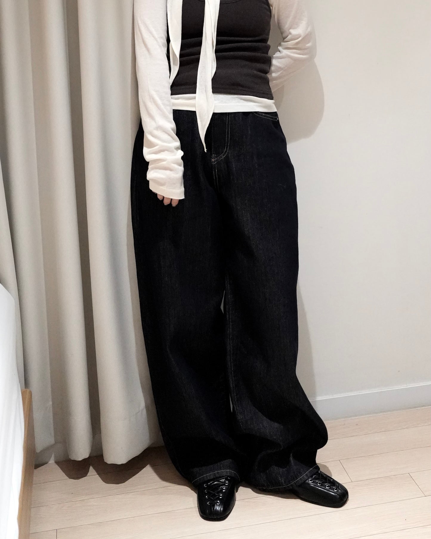 PT103- Stripe Denim Jeans | S / M