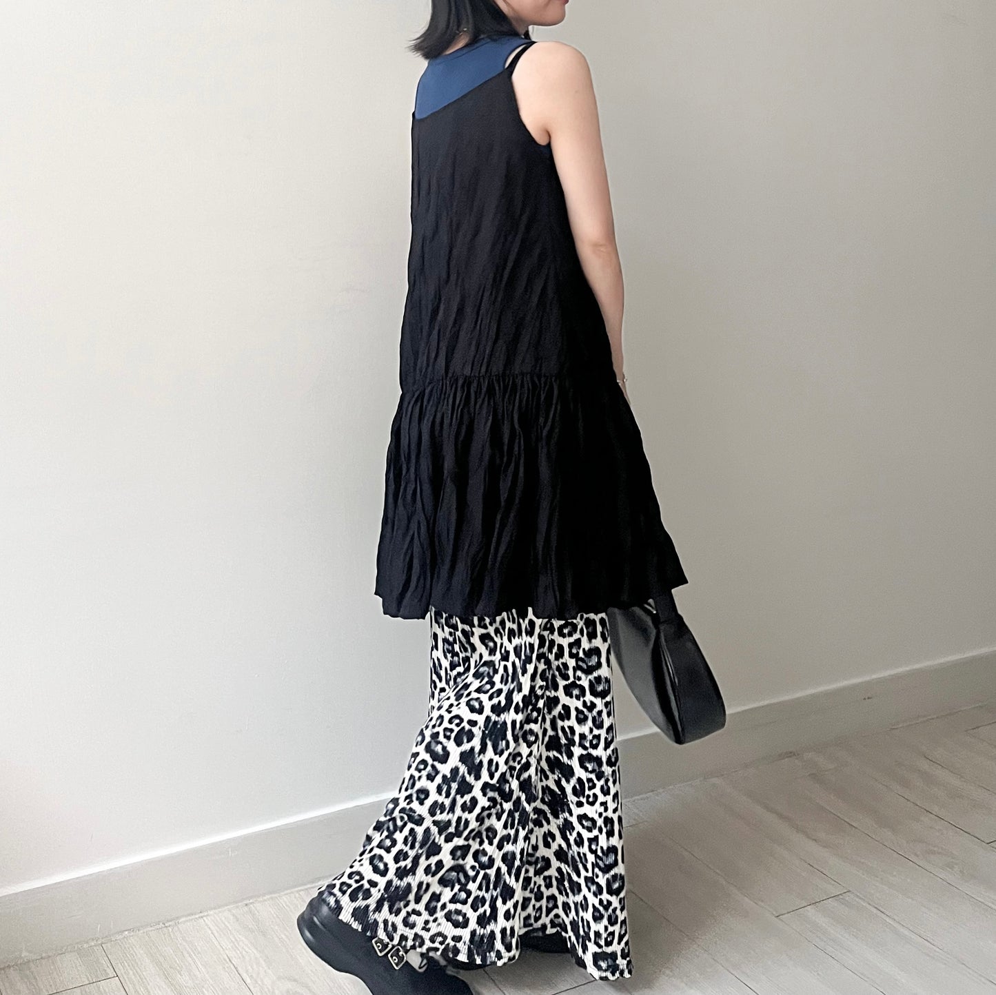 SK116- Leopard Skirt With Pocket