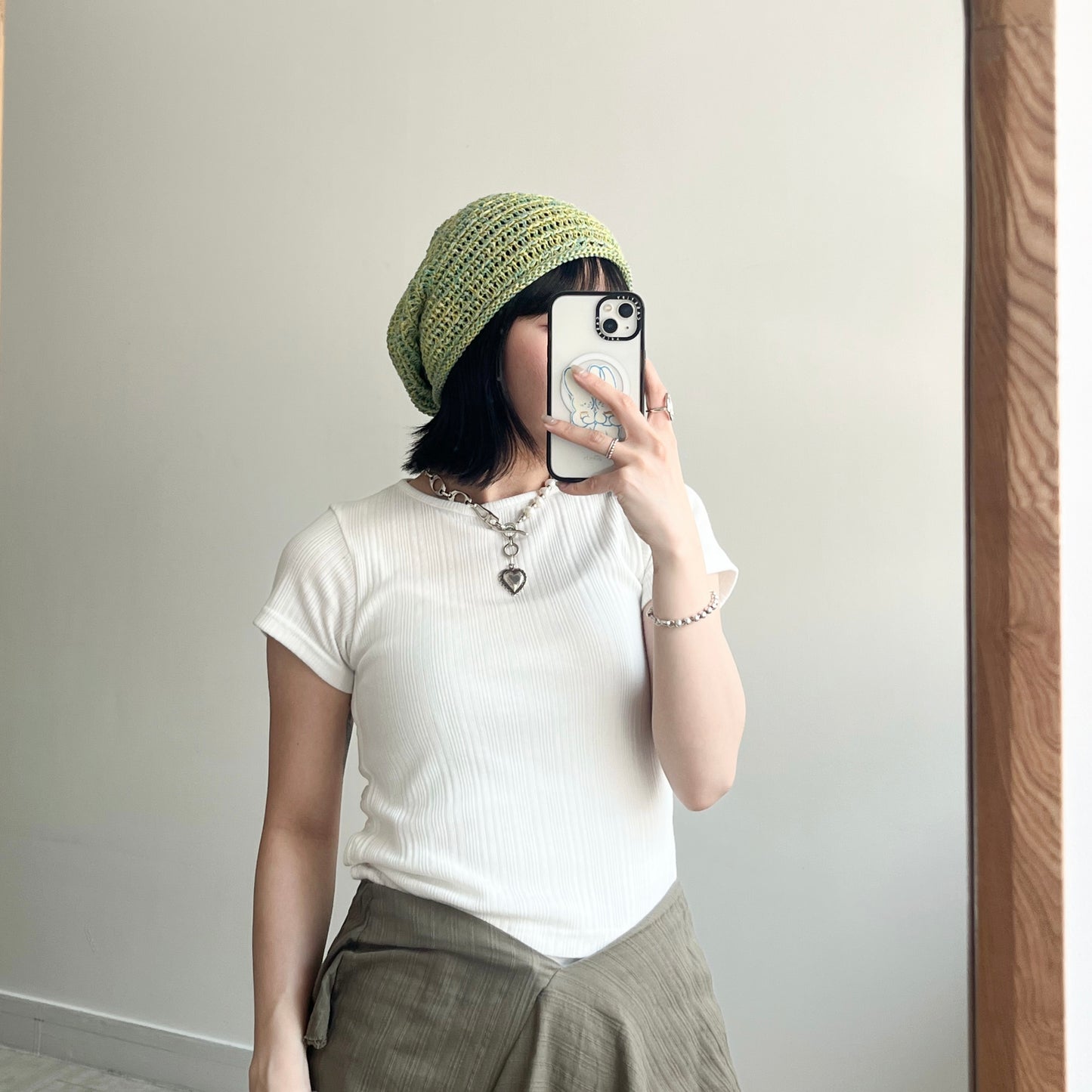 H34- 4 Color Beanie | Navy | Lime | Pink | Orange
