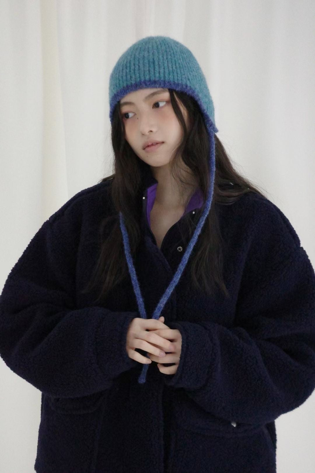 H31- Earflap Hat | Coral | Mint | Brown | Black