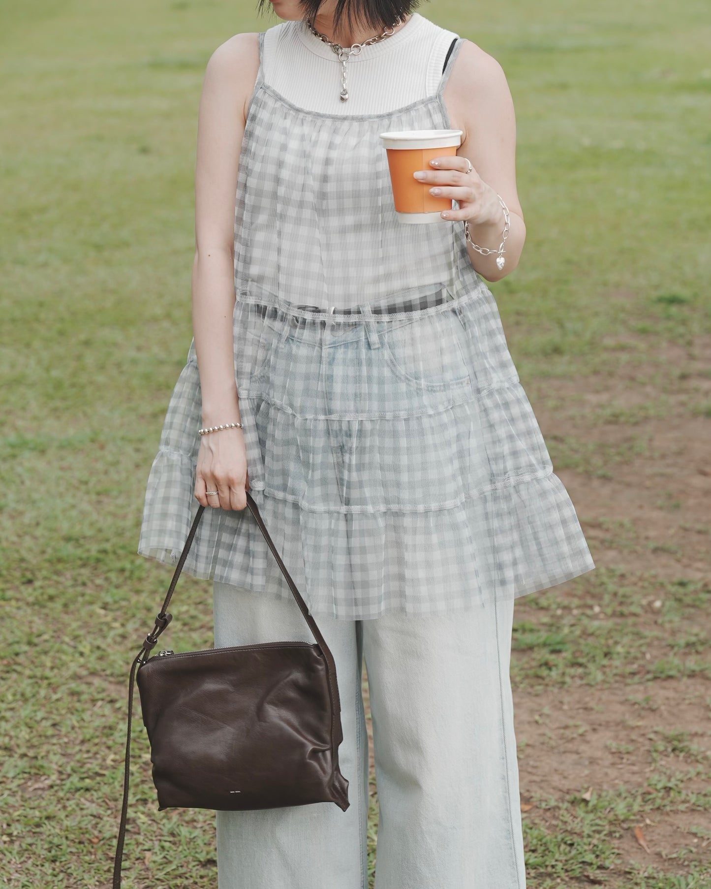 BG42- 2 way hand bag (羊皮)