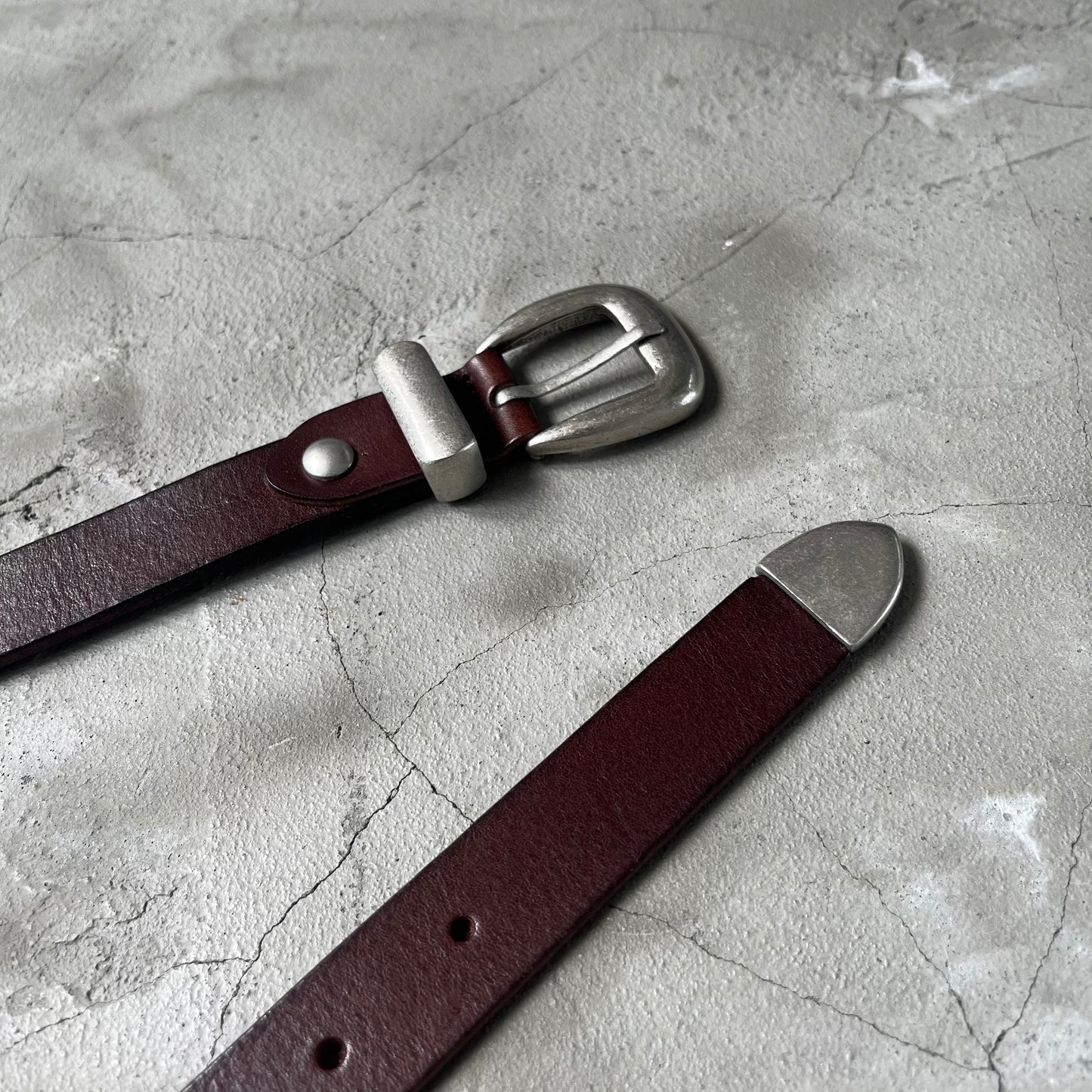 BT04- 3cm 磨砂扣粗身牛皮帶
