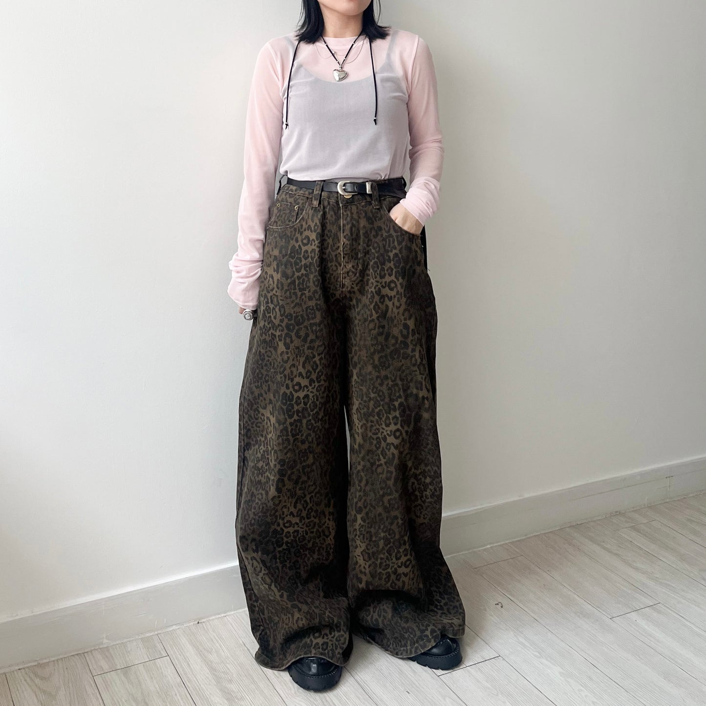PT71- Leopard Pants | S / M