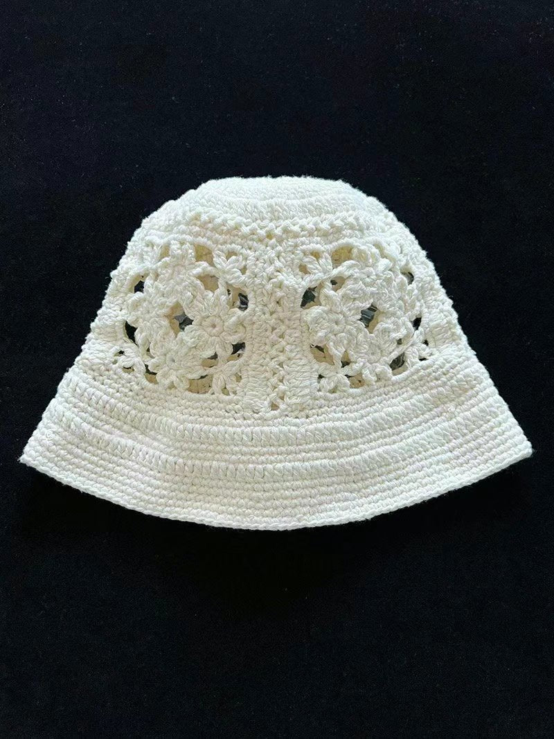 Knit Hat | Ivory | Black