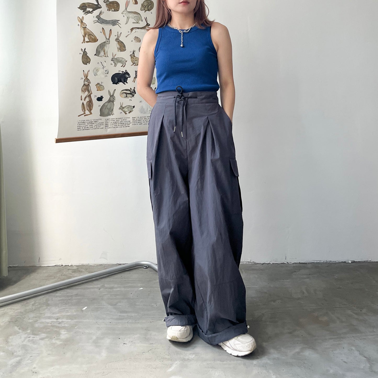 PT34- Cargo pants | Khaki | Grey
