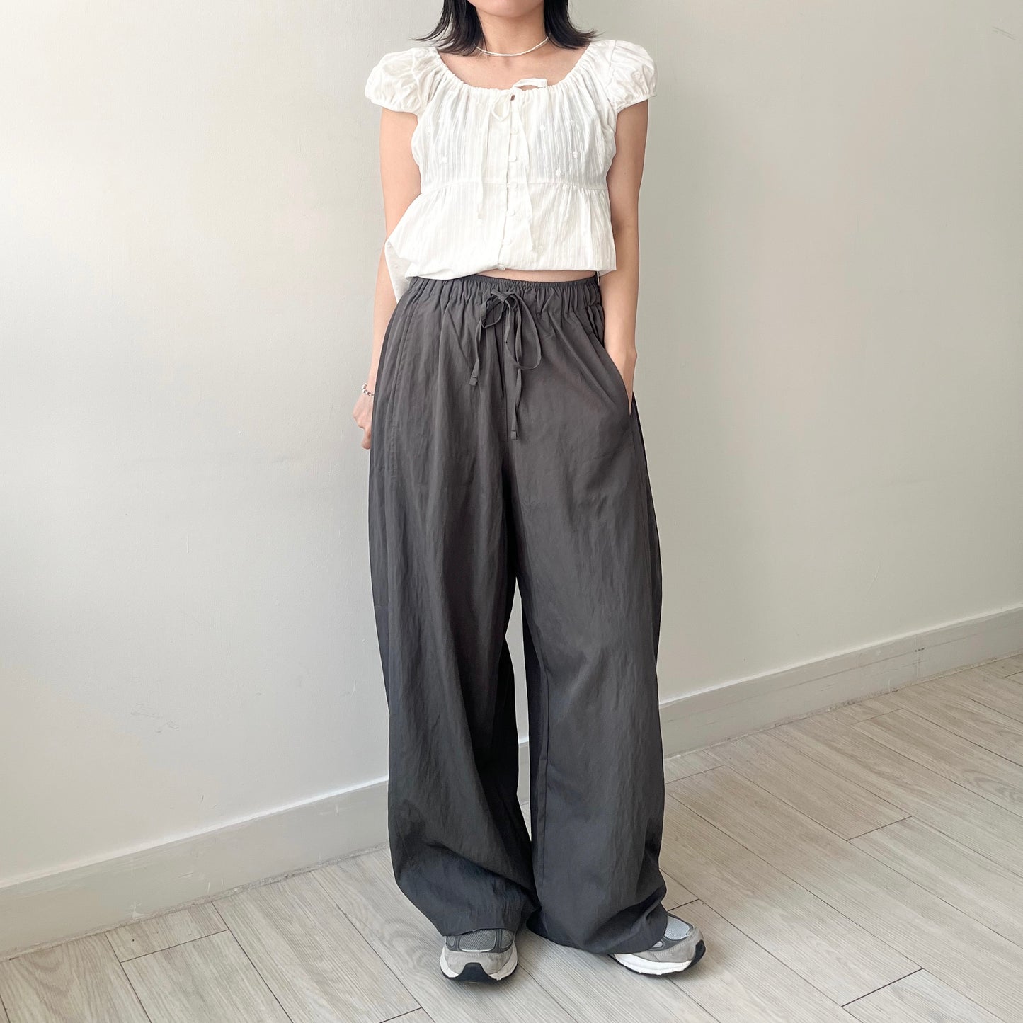 PT93- Comfortable Pants | Charcoal | Black