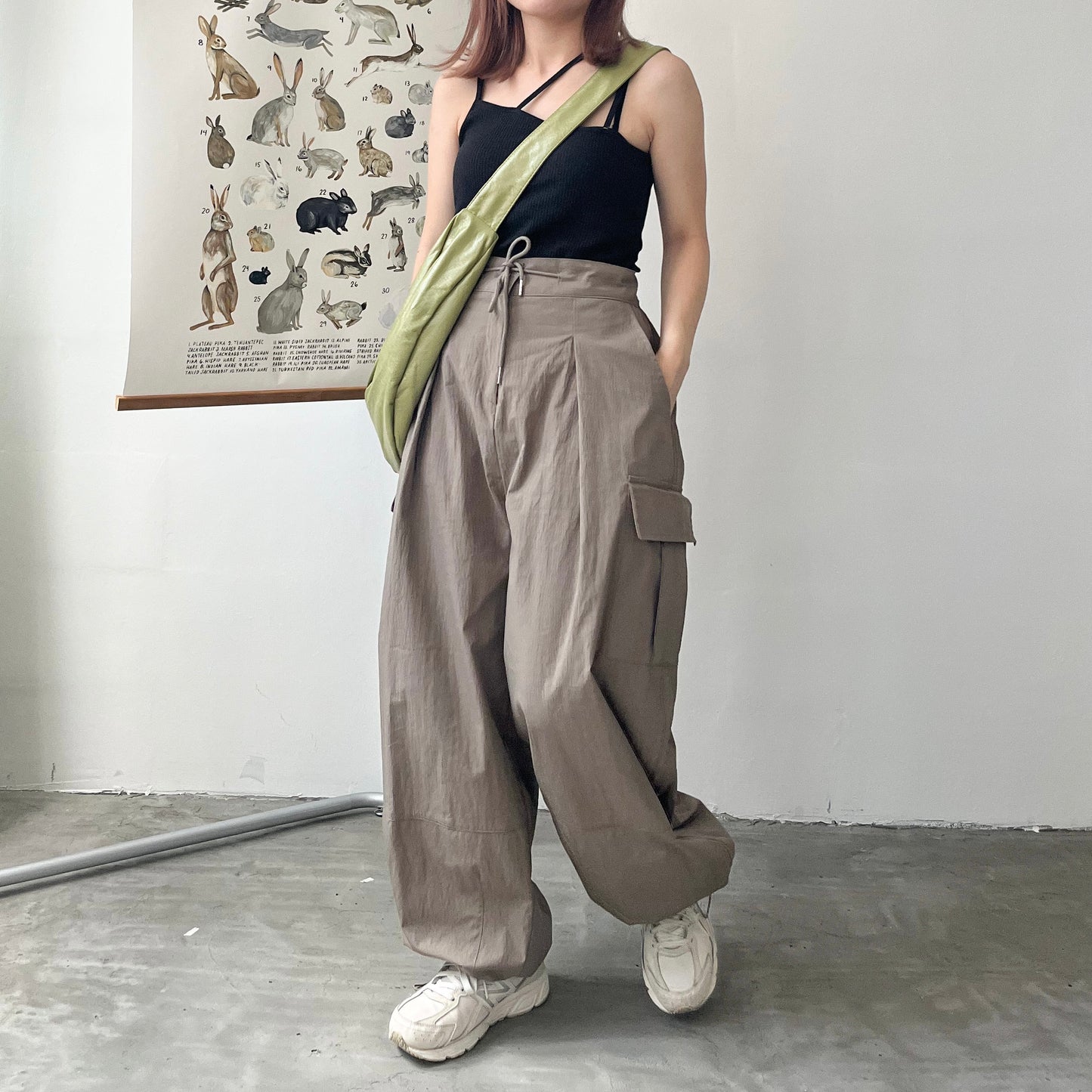 PT34- Cargo pants | Khaki | Grey