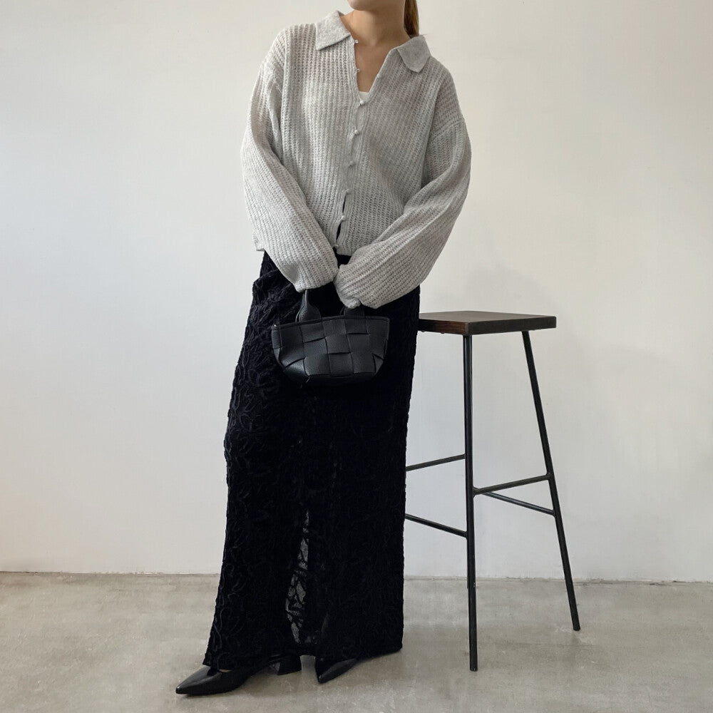 TP669 - Ligh Polo Knit | Ivory | Grey | Black