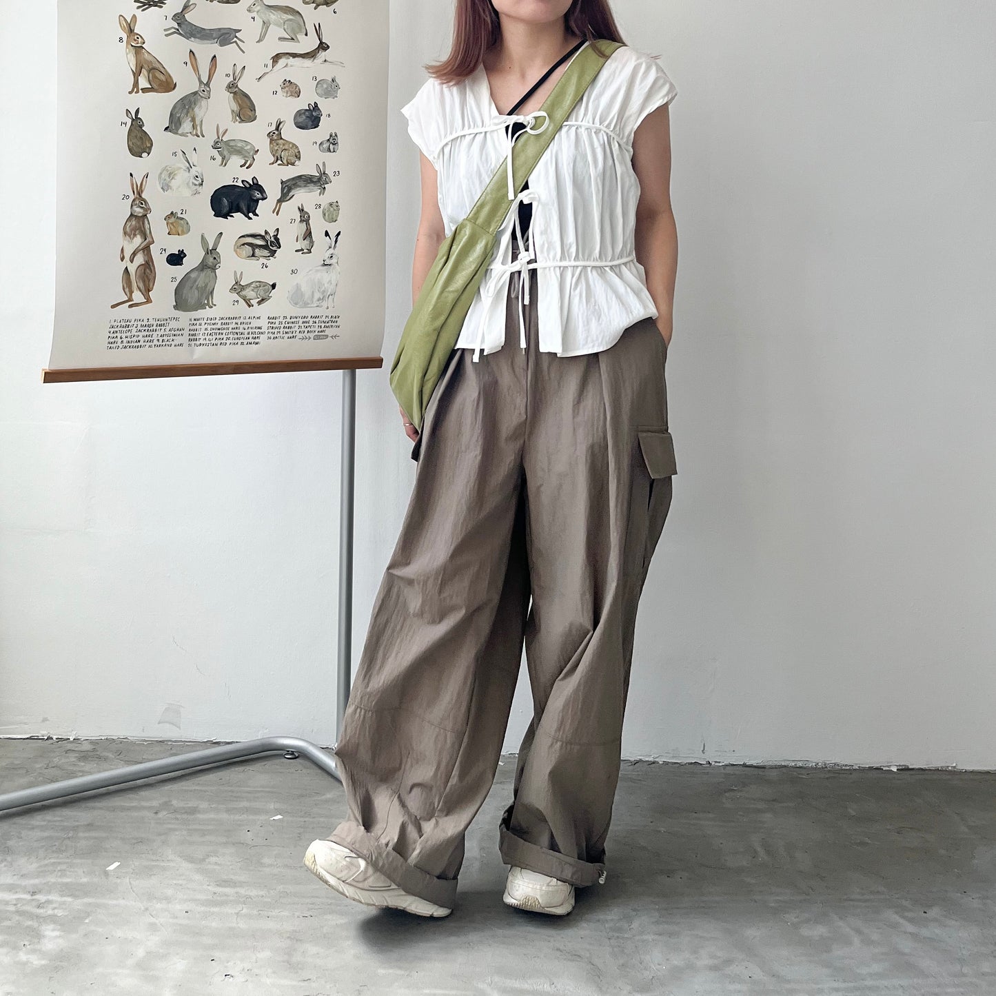 PT34- Cargo pants | Khaki | Grey