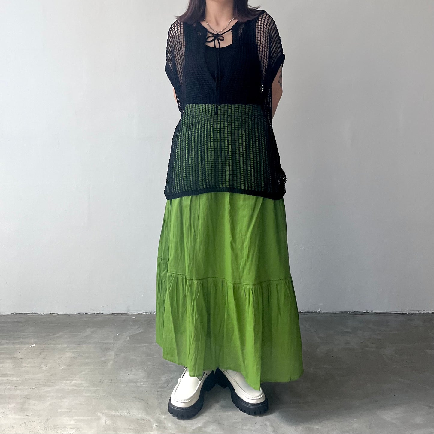 TP178- Shot Knit Top | Black