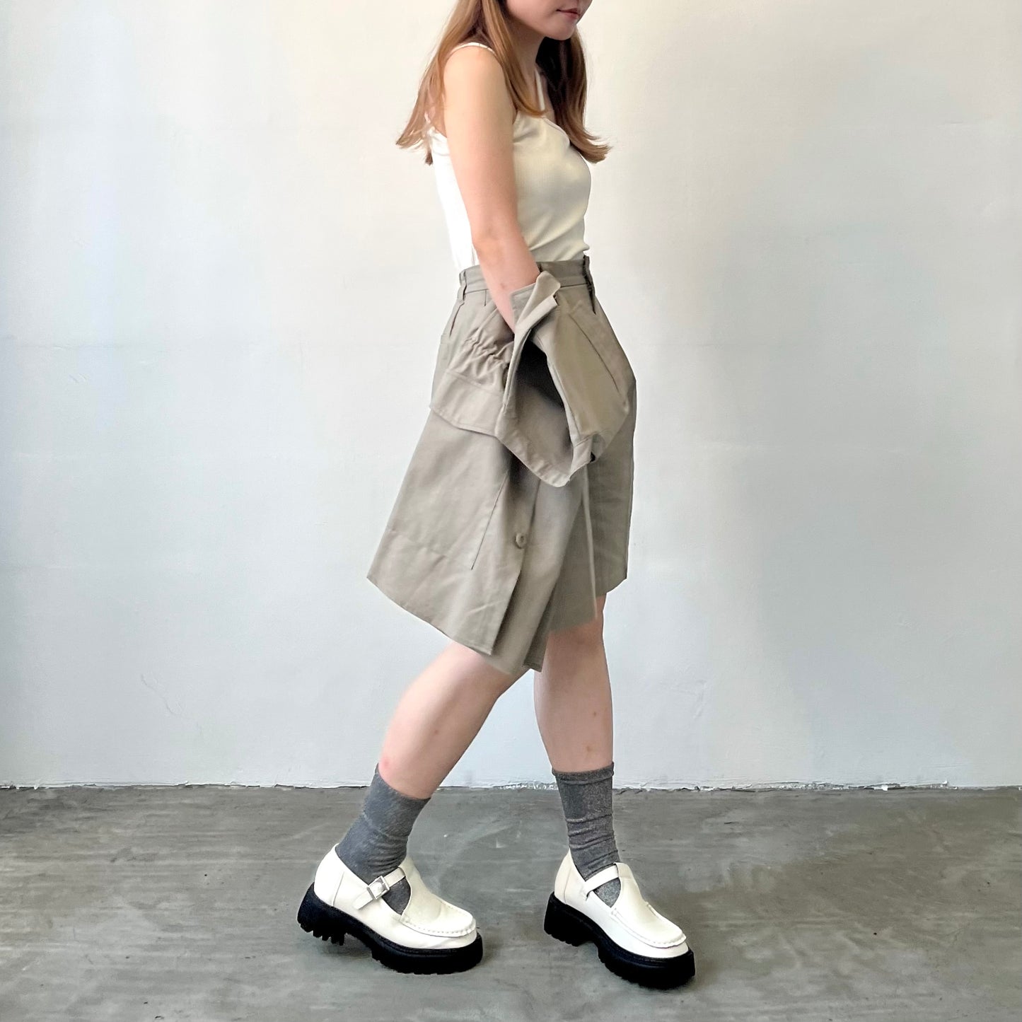 PT29- Short Linen Pants | Ivory | Beige | Black