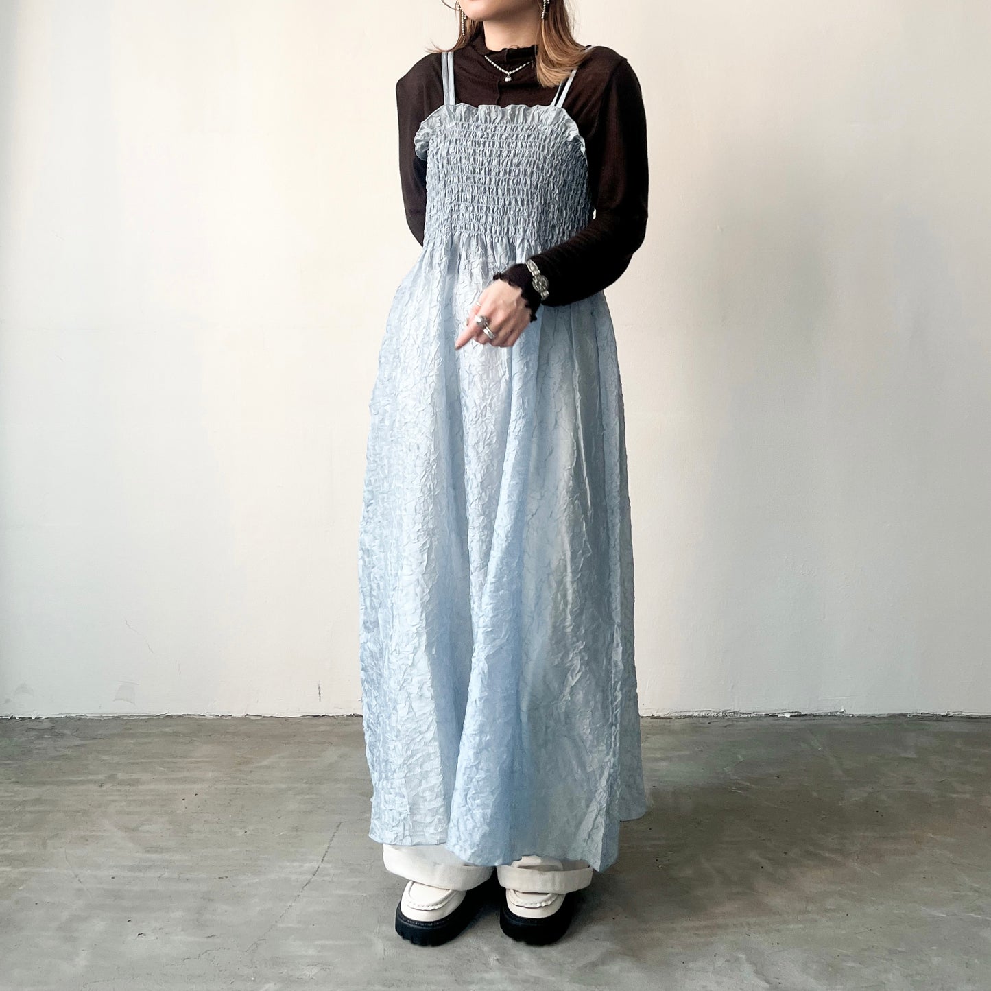 OP53- Washer sheer layer One Piece | White | Blue | Green | Black