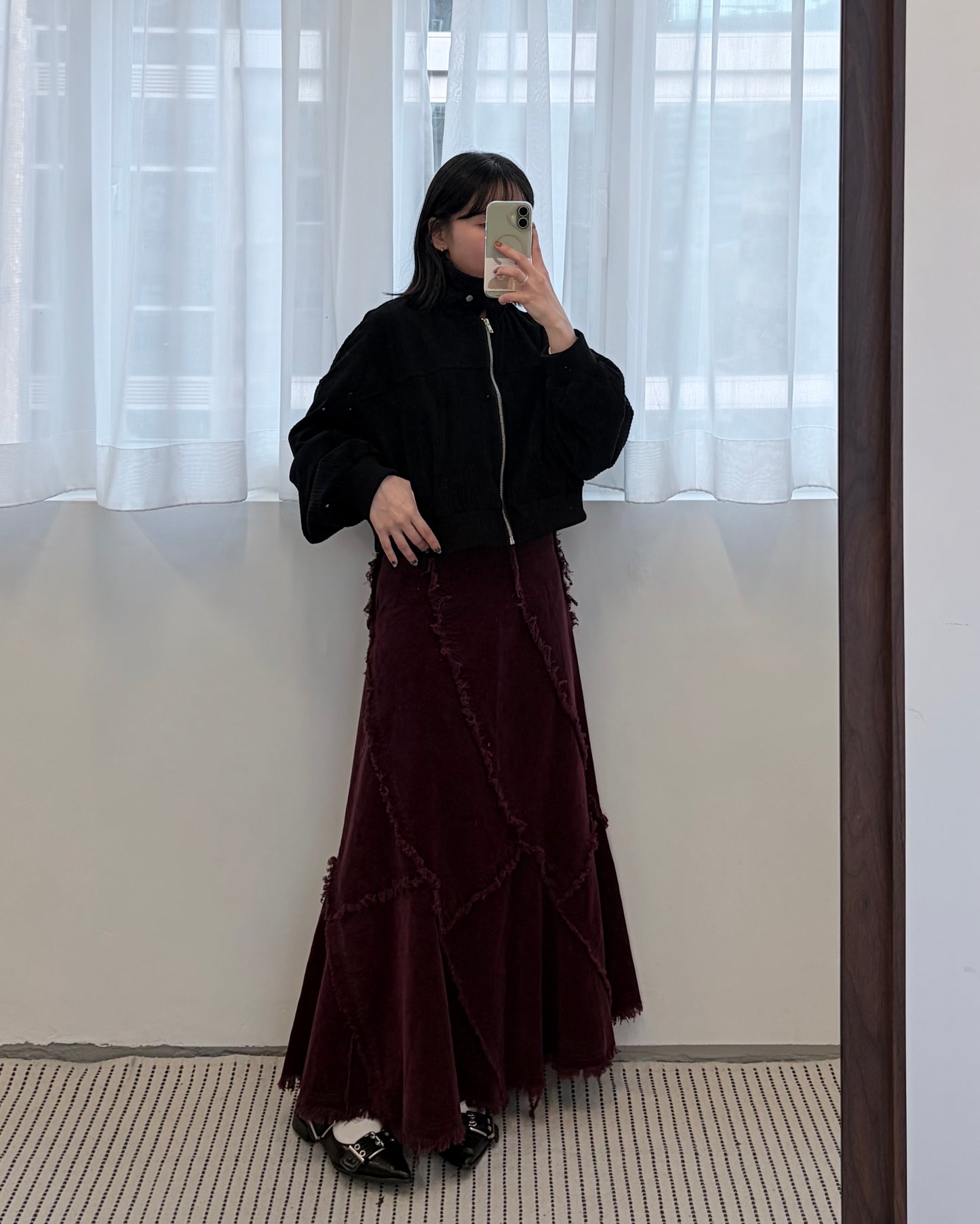 JK48- Corduroy Zip Cardigan | Ivory | Brown | Black